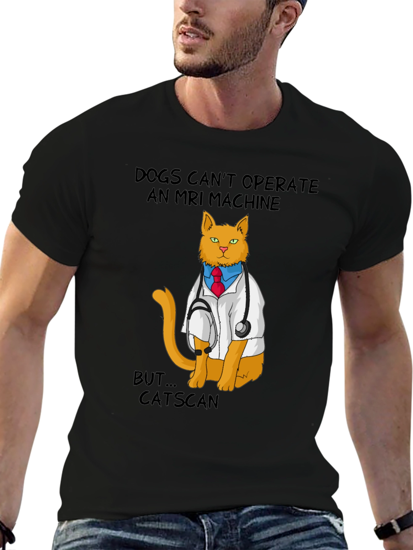 Funny Catscan T-Shirt - MRI Humor Tee