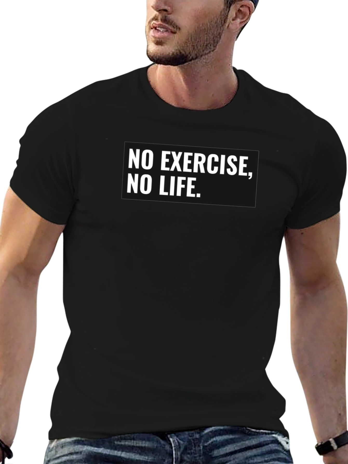 No Exercise No Life Graphic Tee