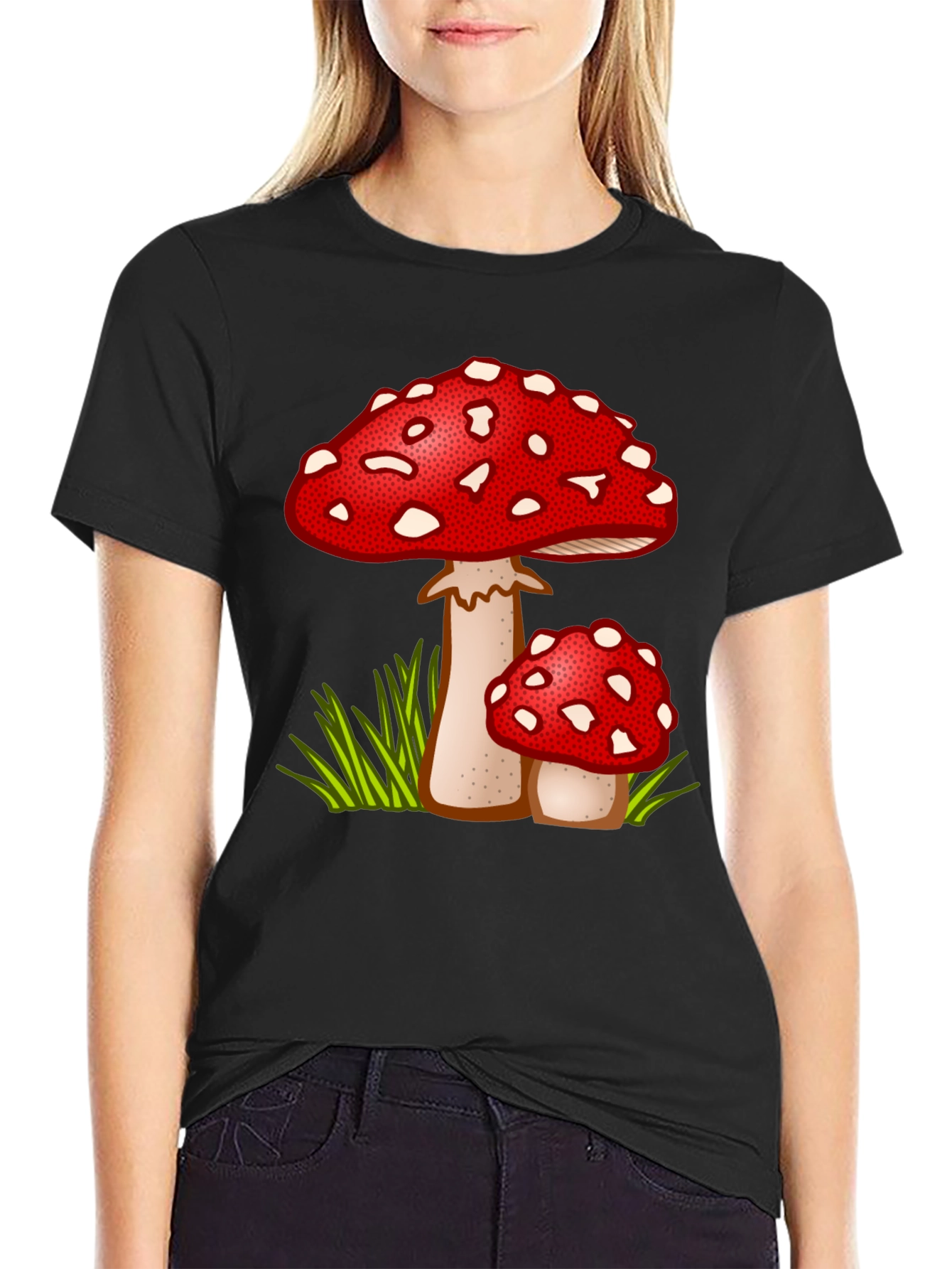 Mushroom Print T-Shirt