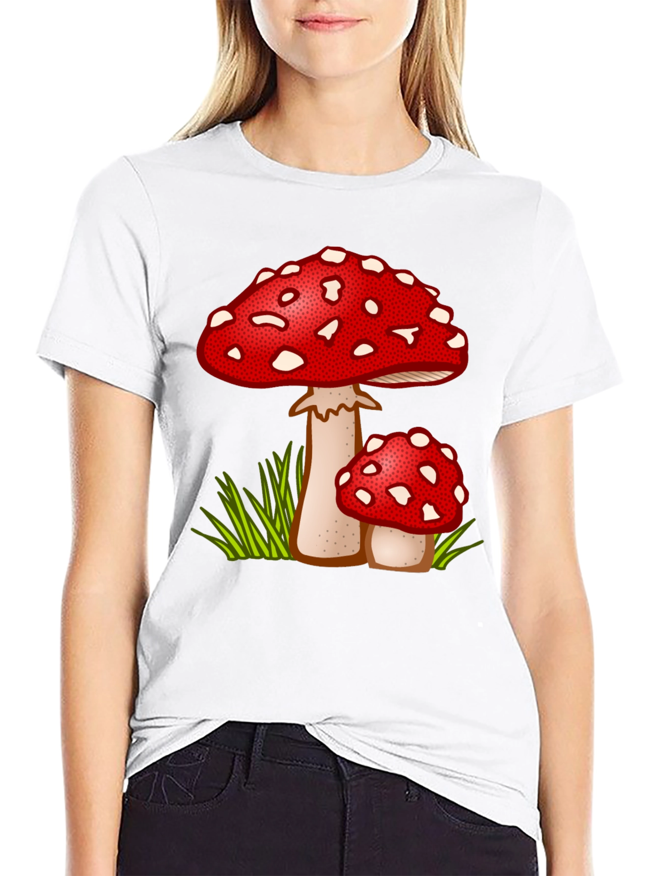 Mushroom Print T-Shirt