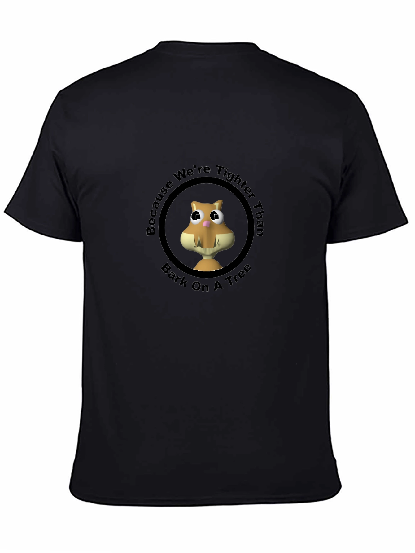 Tighter Than Bark Tee - Novelty Squirrel Graphic