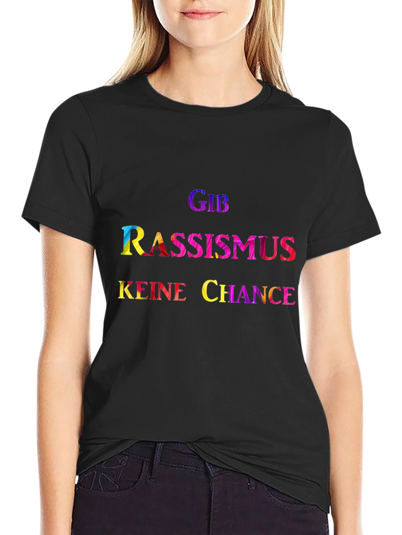Give Racism No Chance - Graphic T-Shirt