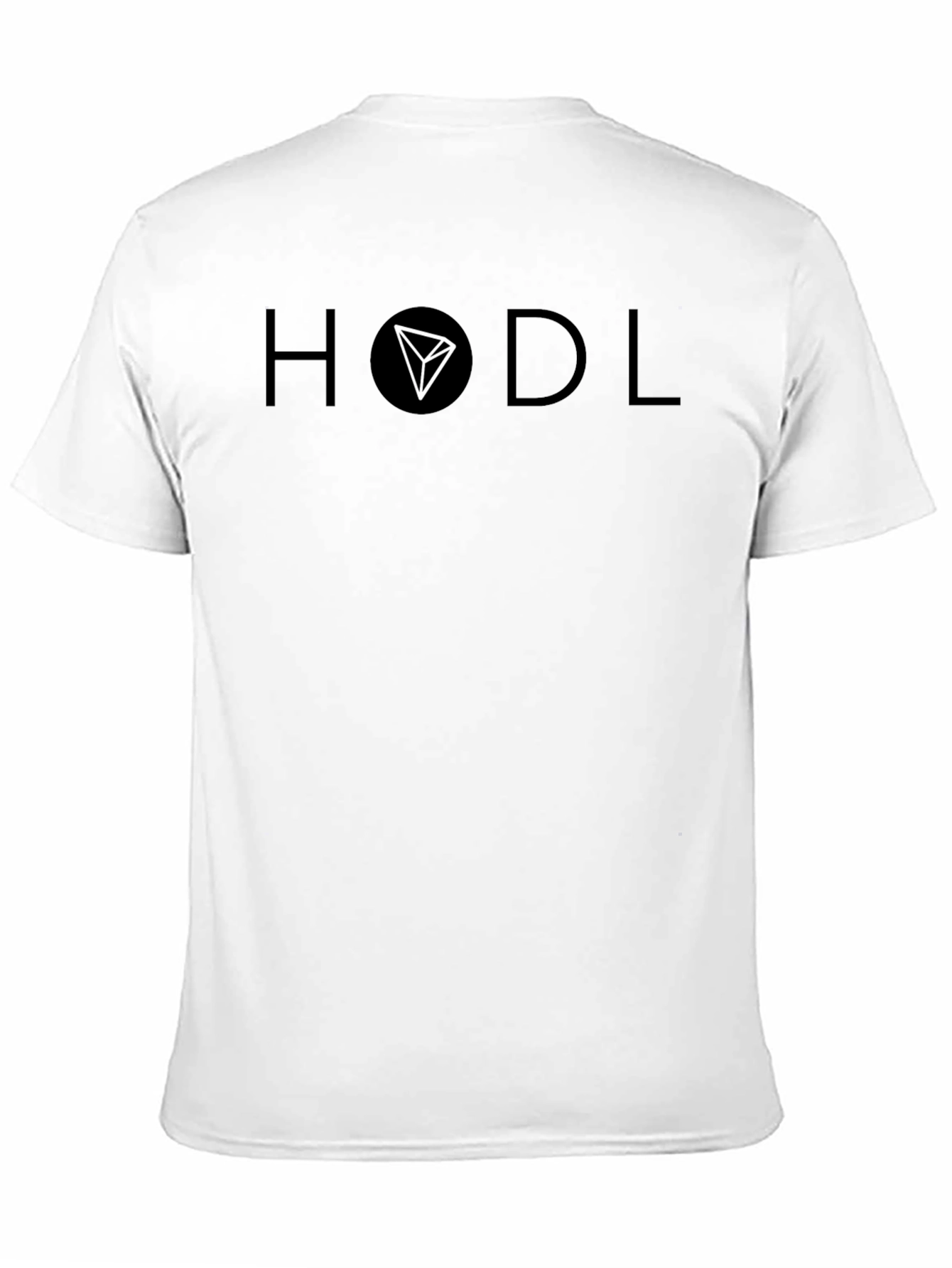 HODL Crypto T-Shirt - Black Cotton Short Sleeve