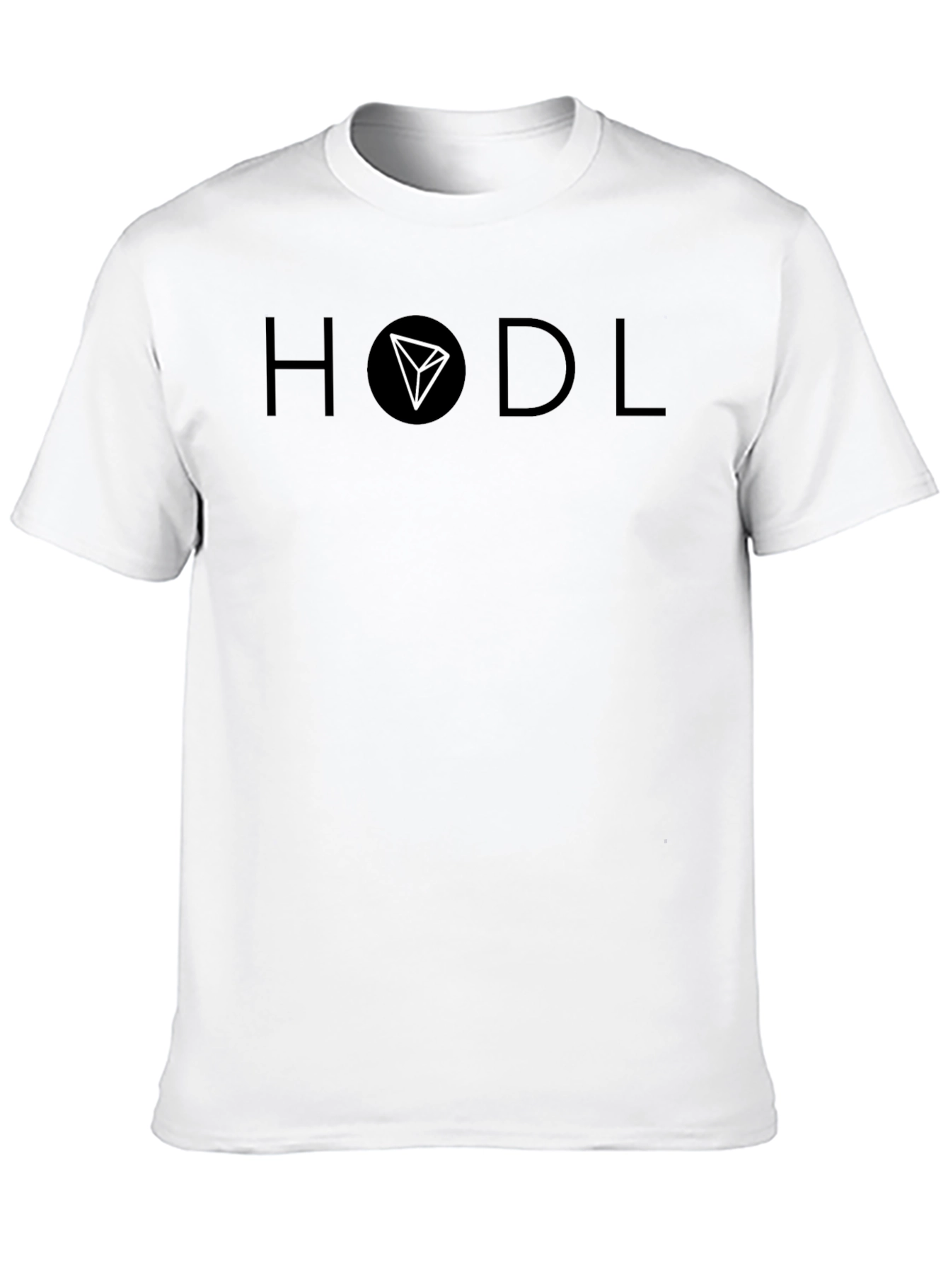 HODL Crypto T-Shirt - Black Cotton Short Sleeve