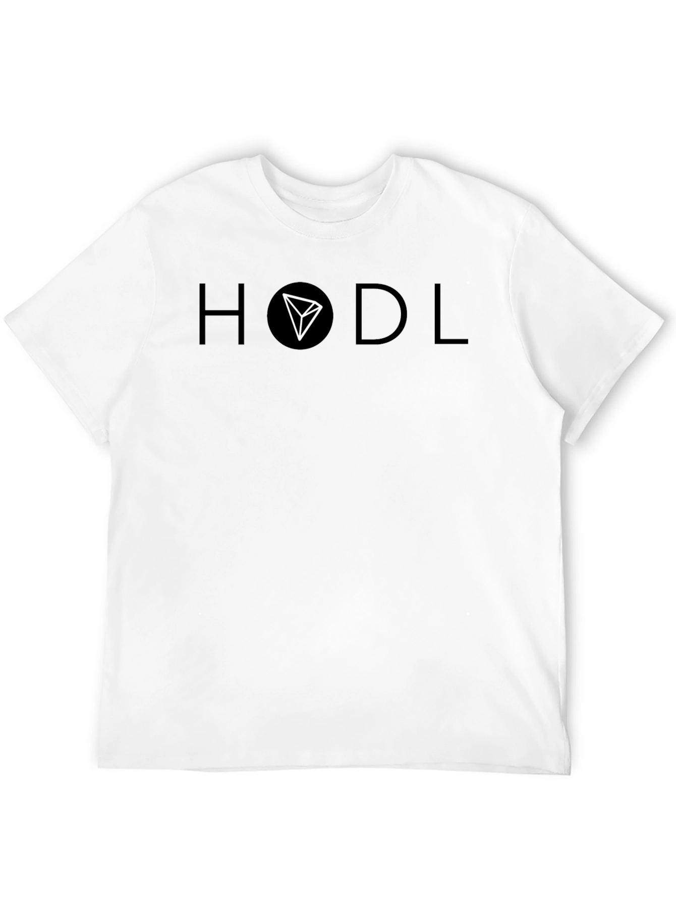 HODL Crypto T-Shirt - Black Cotton Short Sleeve
