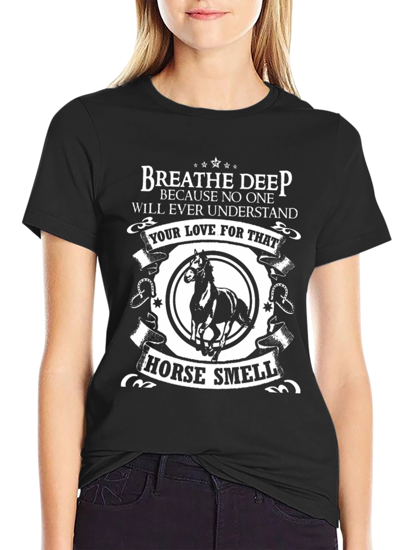 Breathe Deep Horse Lover Tee