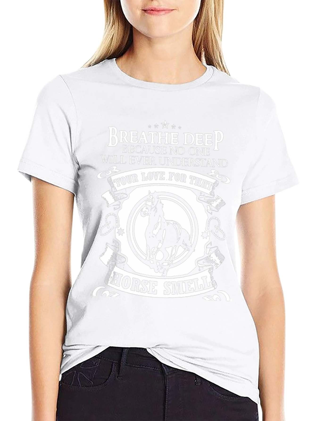 Breathe Deep Horse Lover Tee