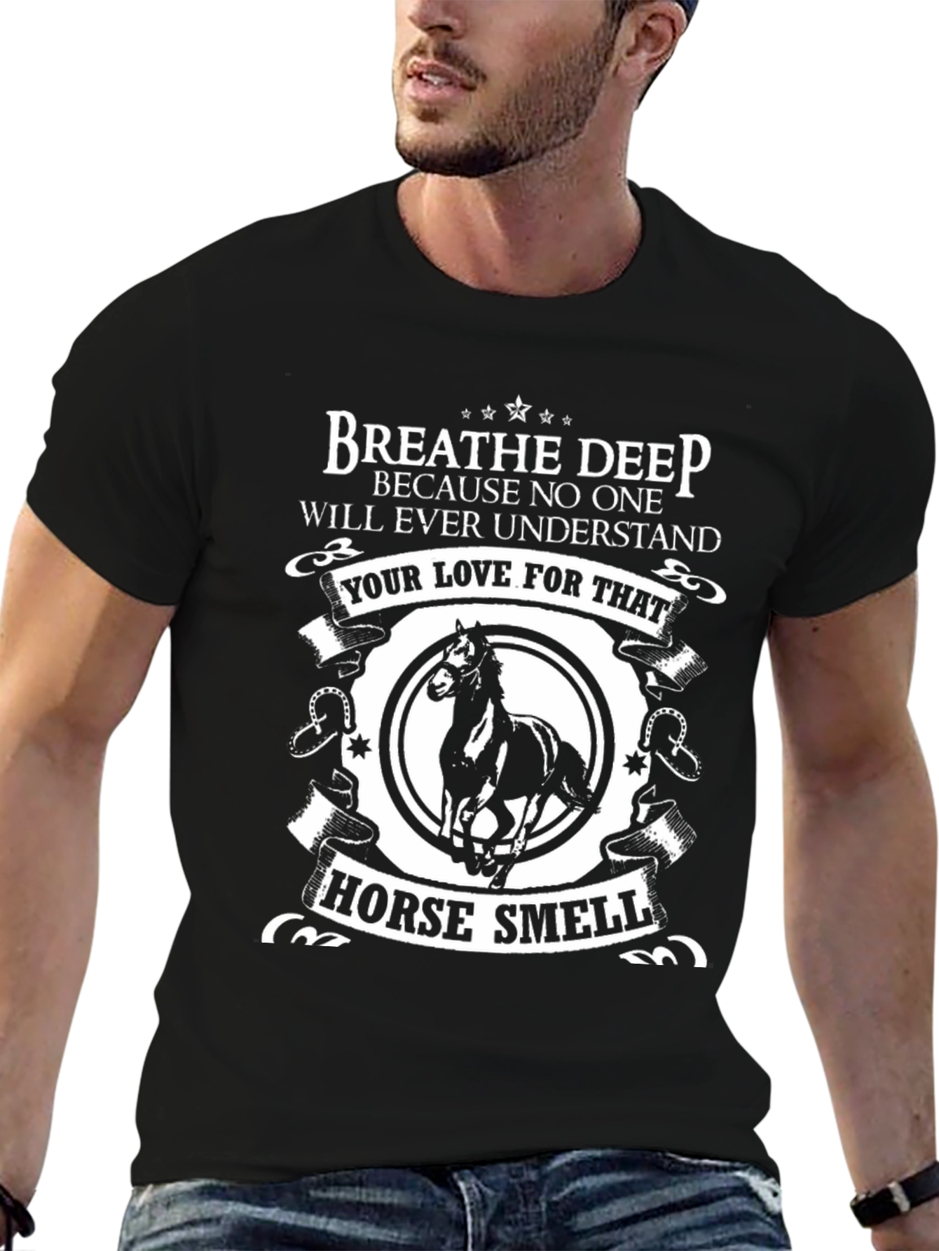 Breathe Deep Horse Lover Tee