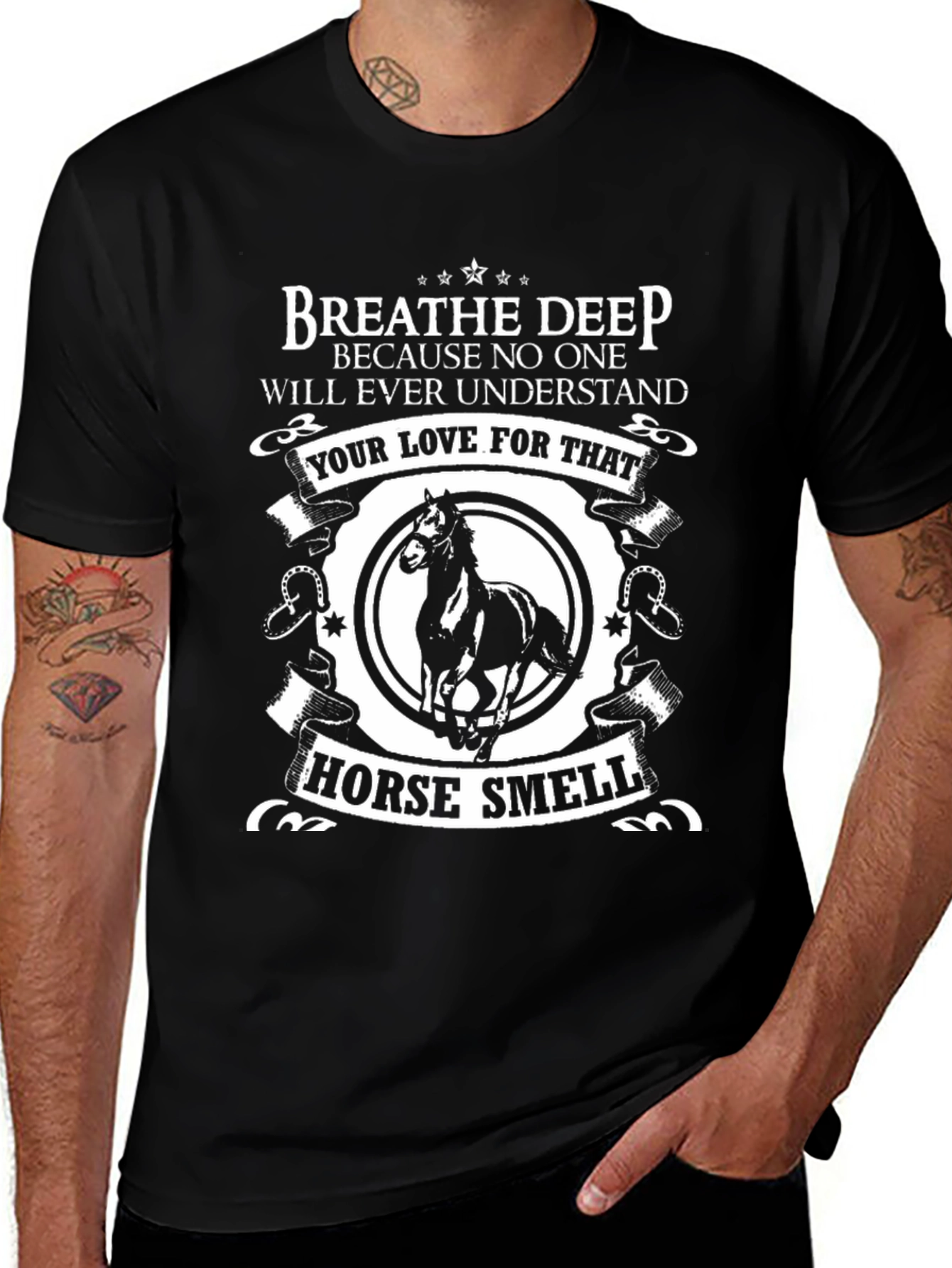 Breathe Deep Horse Lover Tee