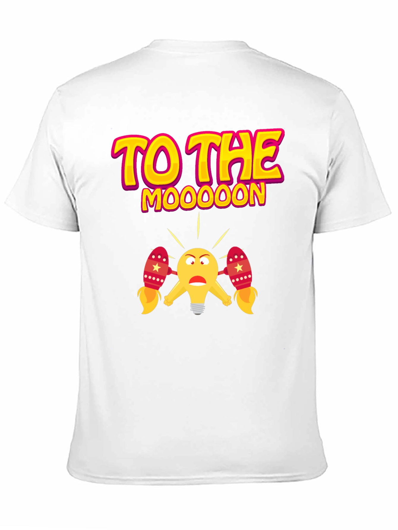 To The Moooon Black Graphic Tee