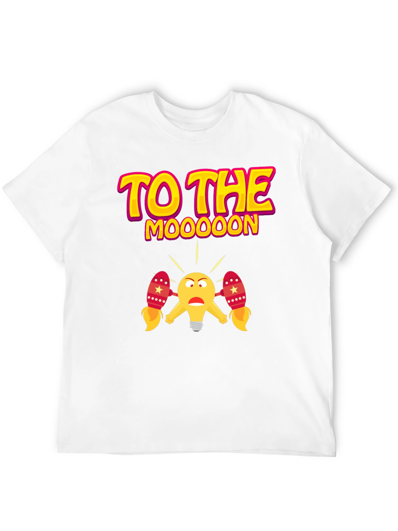 To The Moooon Black Graphic Tee