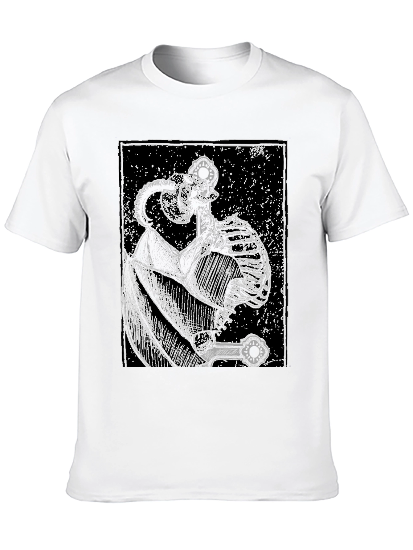 Dark Knight Sword T-Shirt - Gothic Style