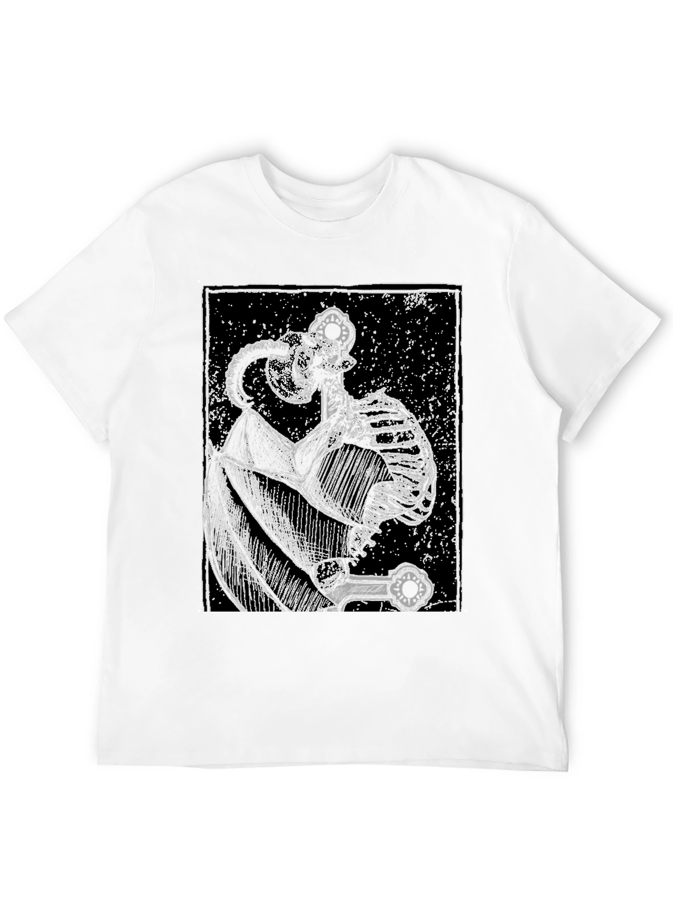 Dark Knight Sword T-Shirt - Gothic Style