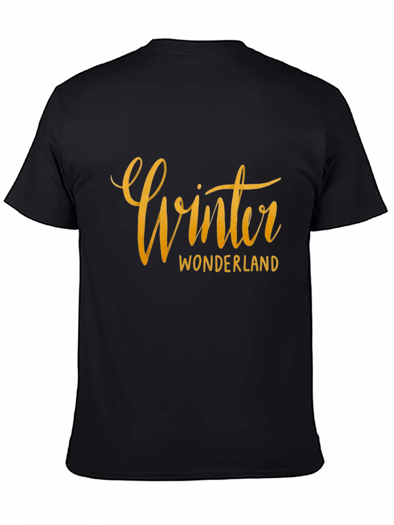 Winter Wonderland Black Graphic Tee