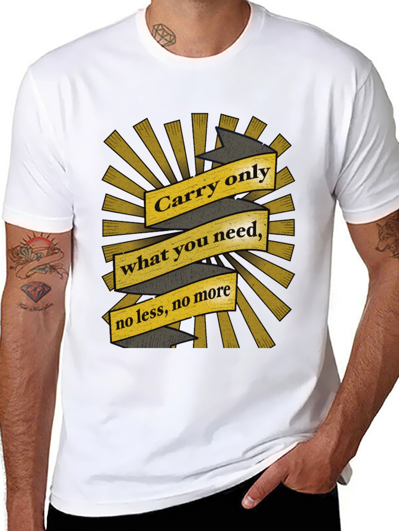 Carry Only What You Need Graphic Tee