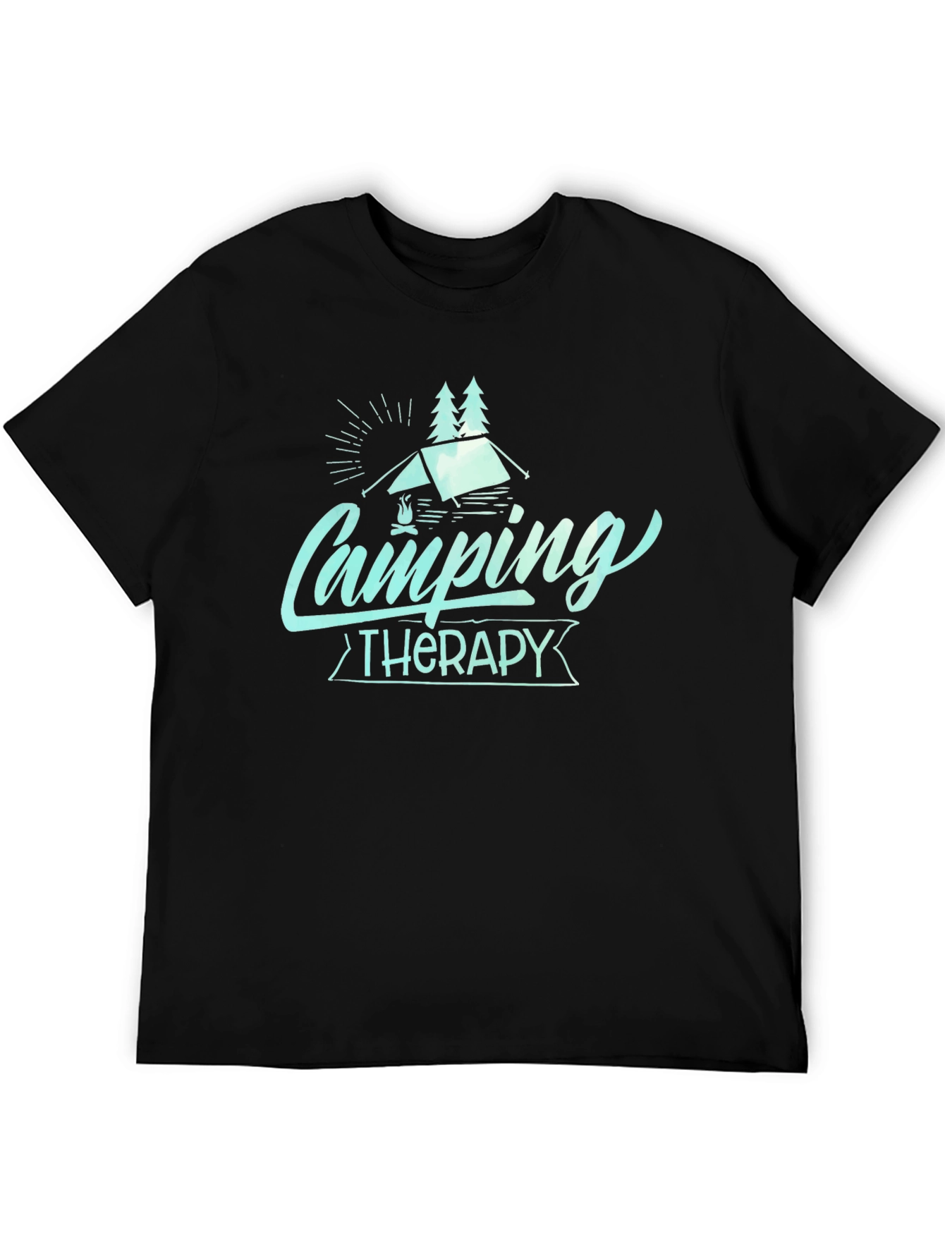 Camping Therapy Graphic T-Shirt