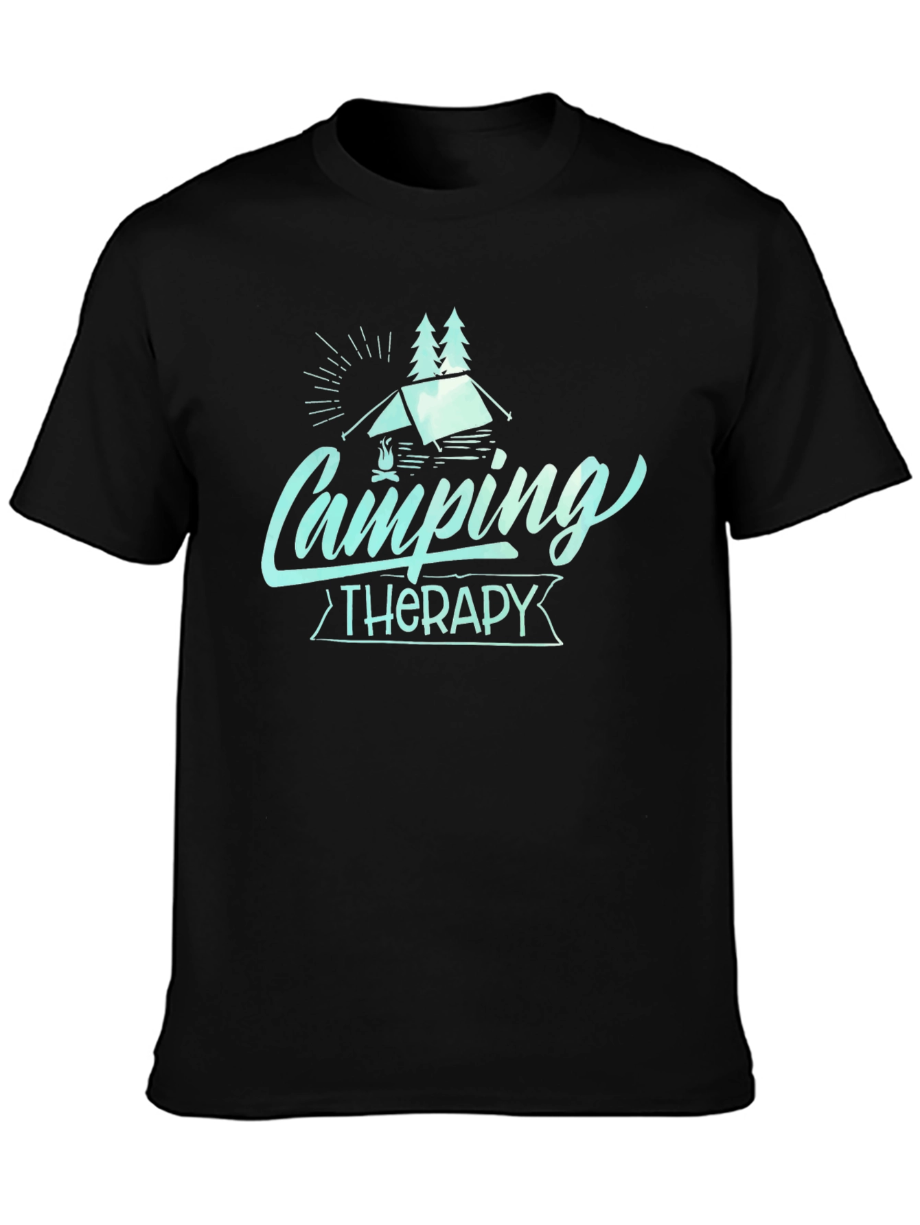Camping Therapy Graphic T-Shirt