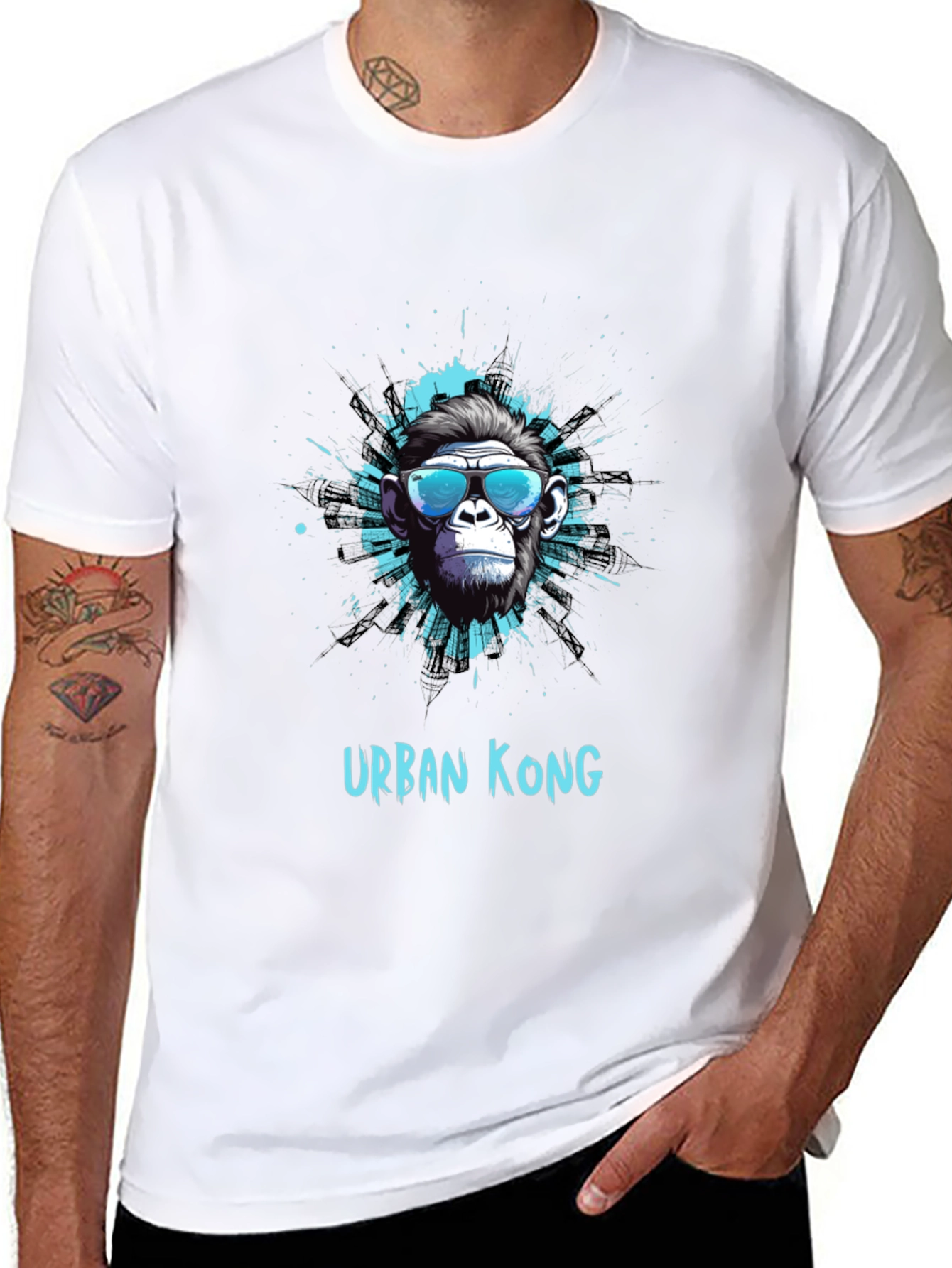 Urban Kong Graphic Tee - Cool Monkey T-Shirt