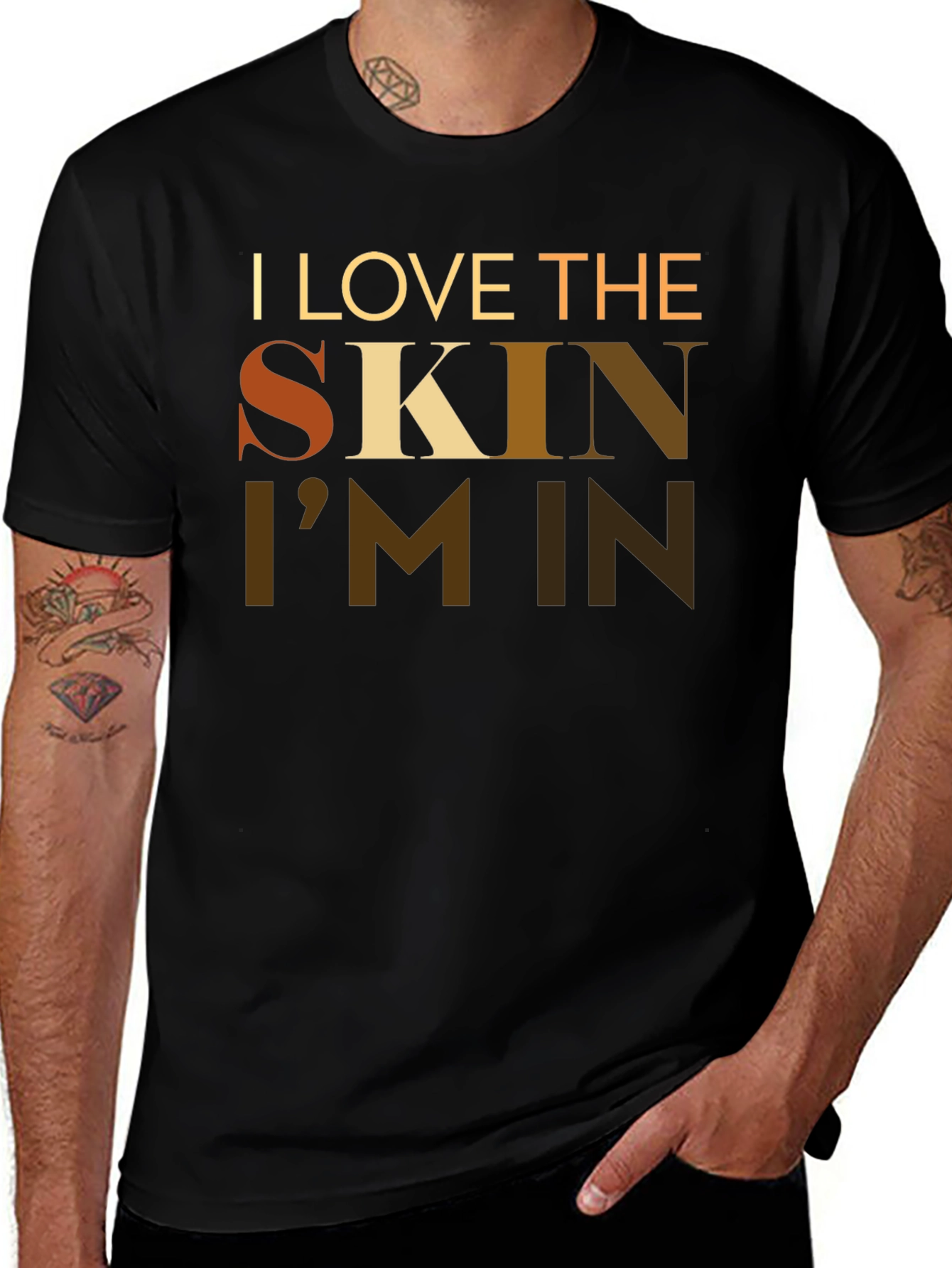 I Love The Skin Im In Graphic T-Shirt