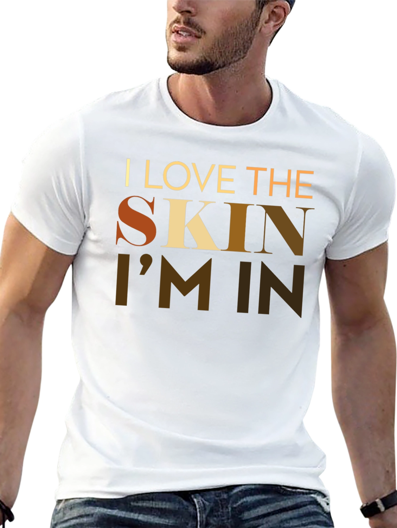 I Love The Skin Im In Graphic T-Shirt
