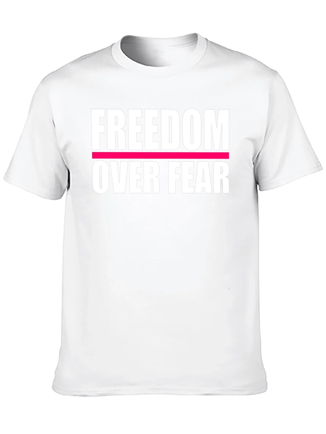 Freedom Over Fear Graphic Tee - Black