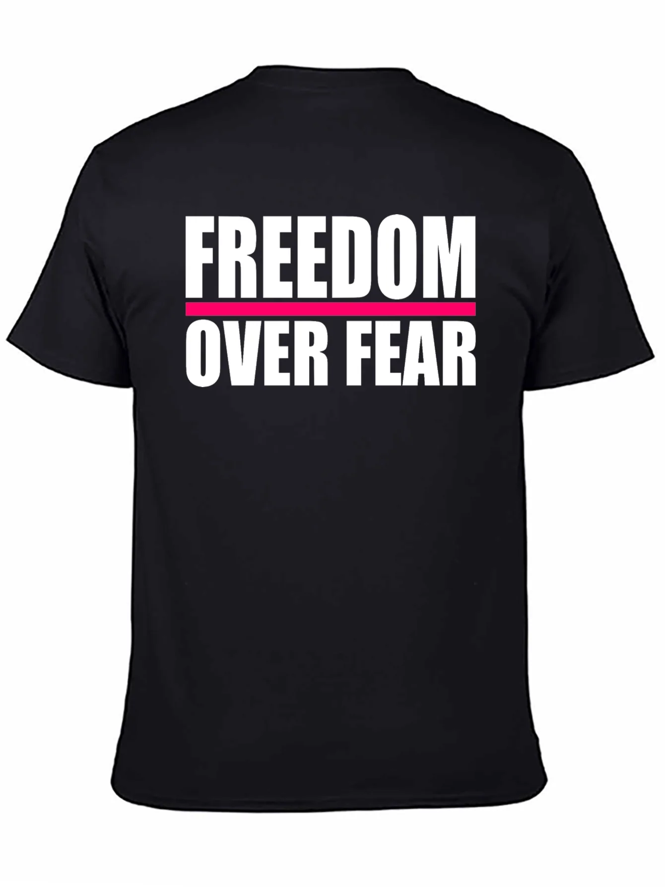 Freedom Over Fear Graphic Tee - Black