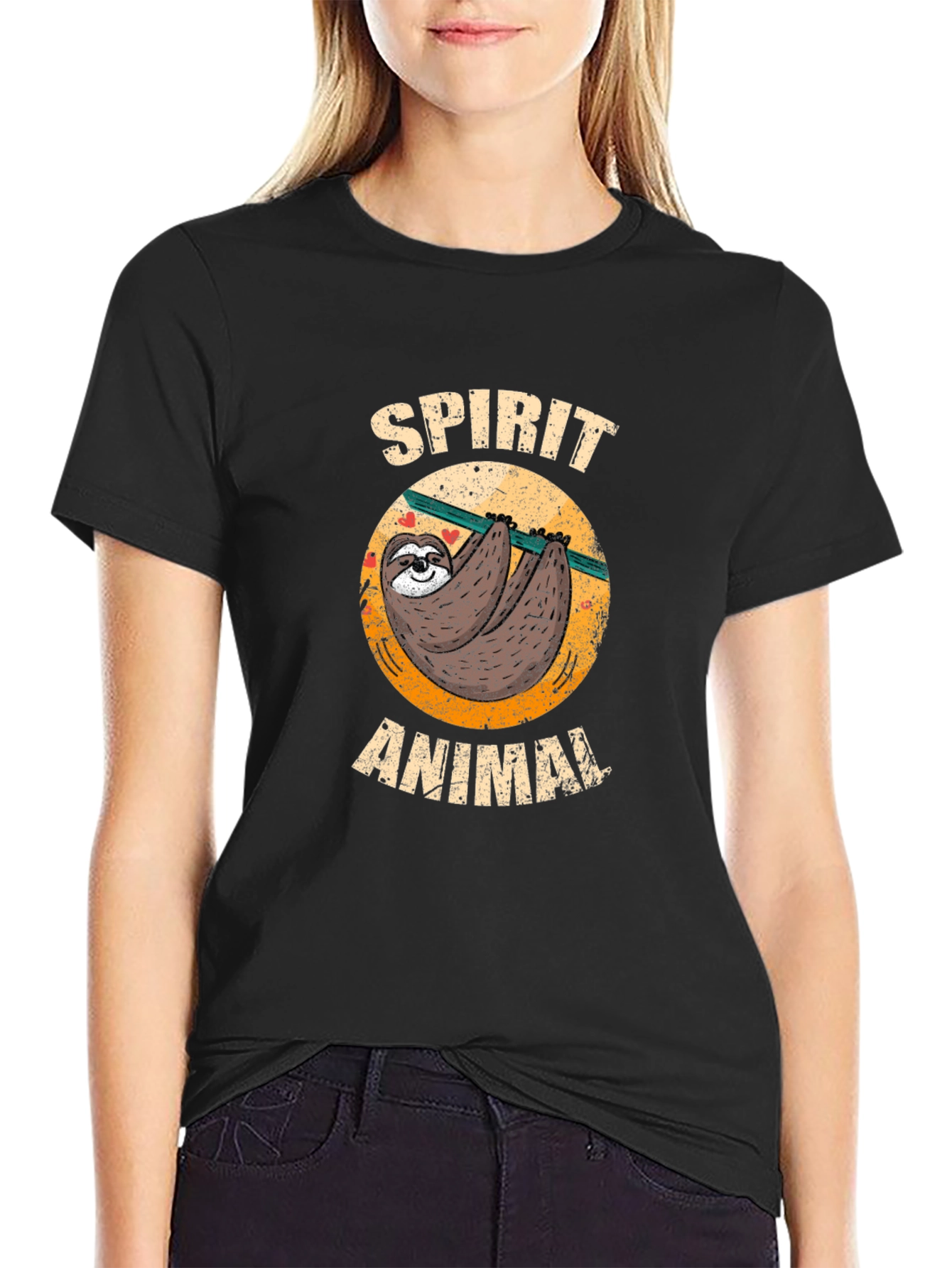 Sloth Spirit Animal Graphic Tee