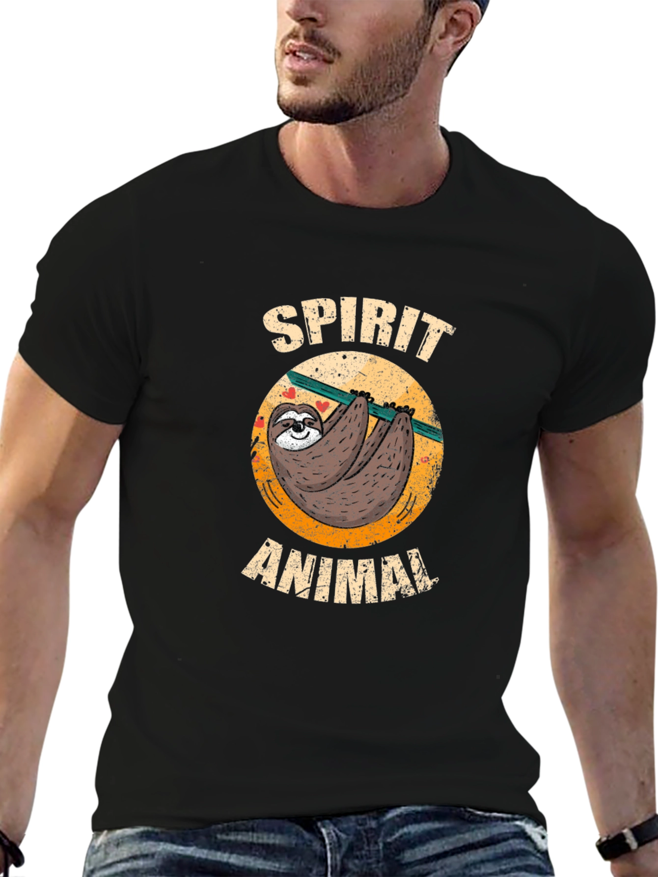 Sloth Spirit Animal Graphic Tee