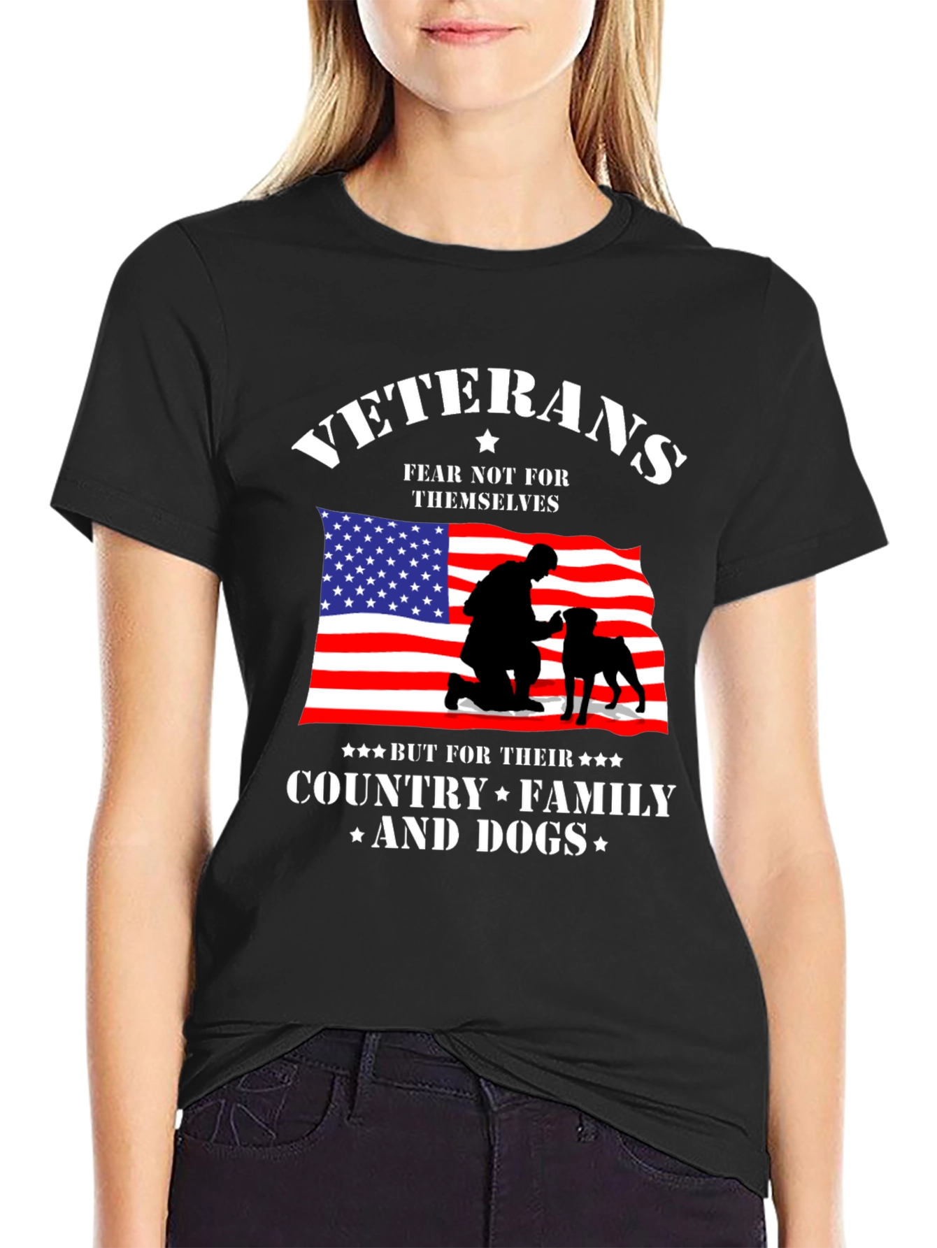 Veterans Fear Not T-Shirt | Country Family & Dogs