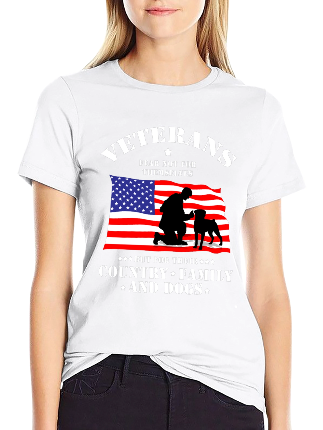 Veterans Fear Not T-Shirt | Country Family & Dogs