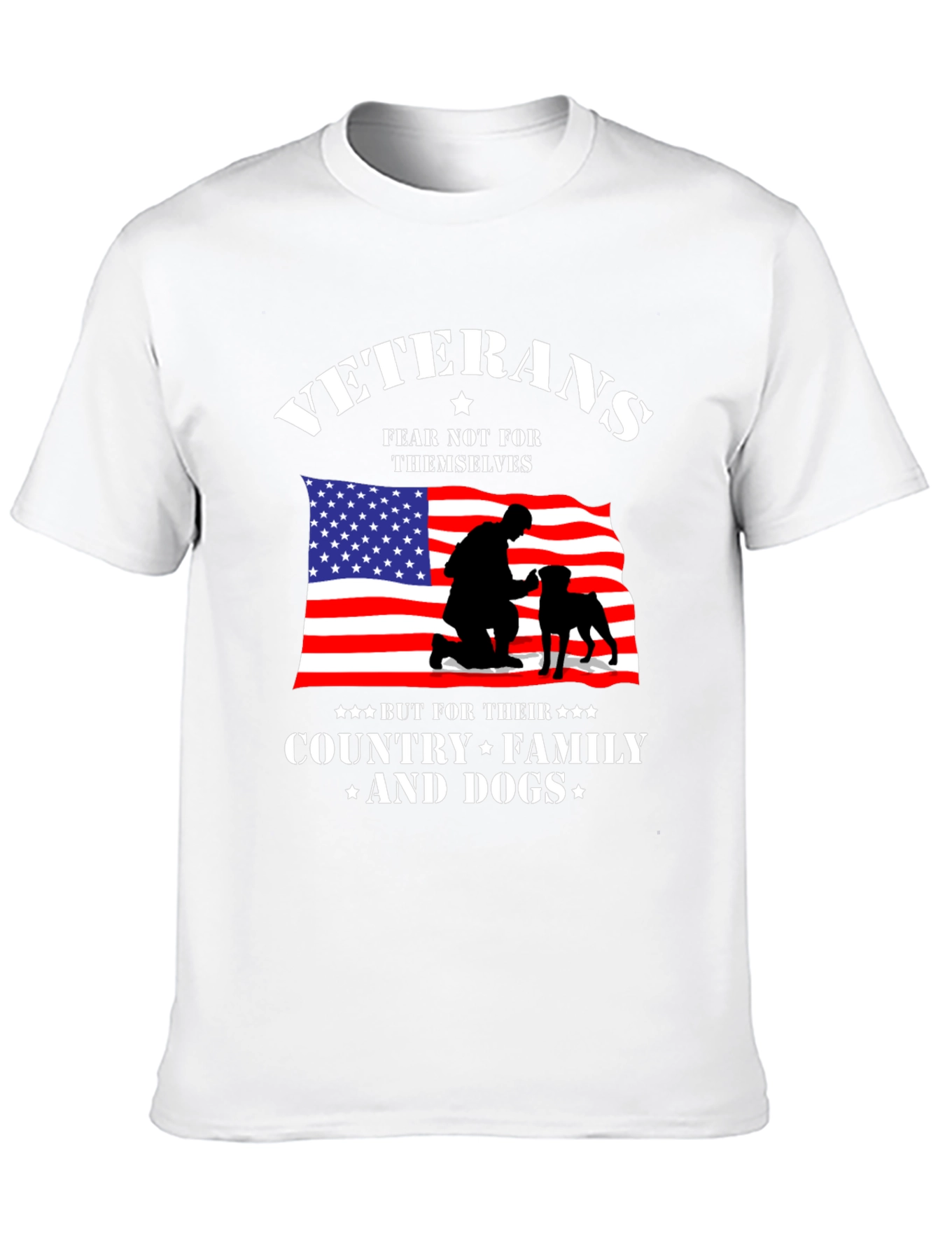 Veterans Fear Not T-Shirt | Country Family & Dogs