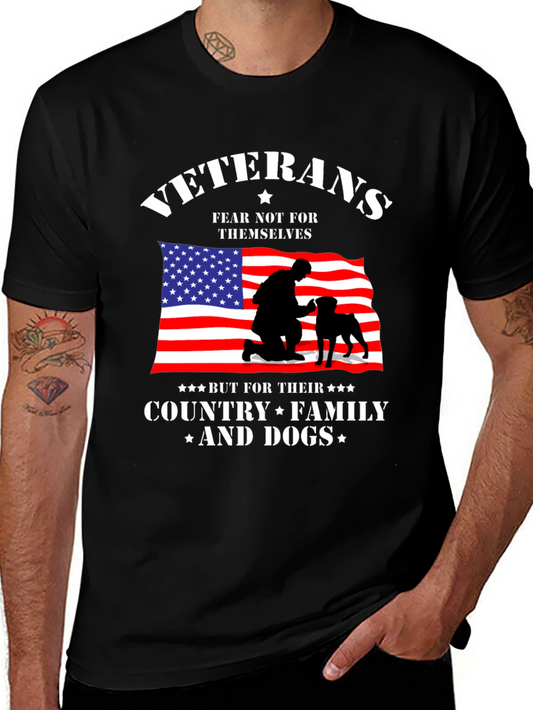 Veterans Fear Not T-Shirt | Country Family & Dogs