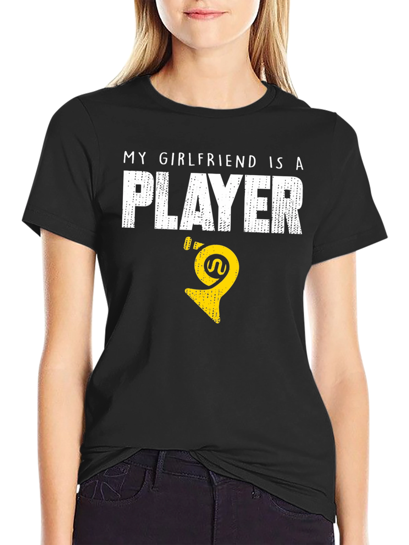 My Girlfriend Is A Player - T-Shirt
