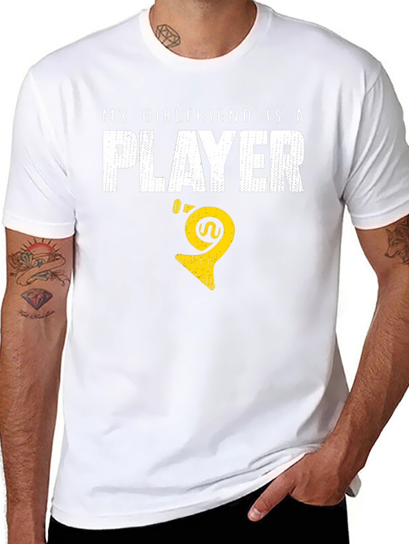 My Girlfriend Is A Player - T-Shirt