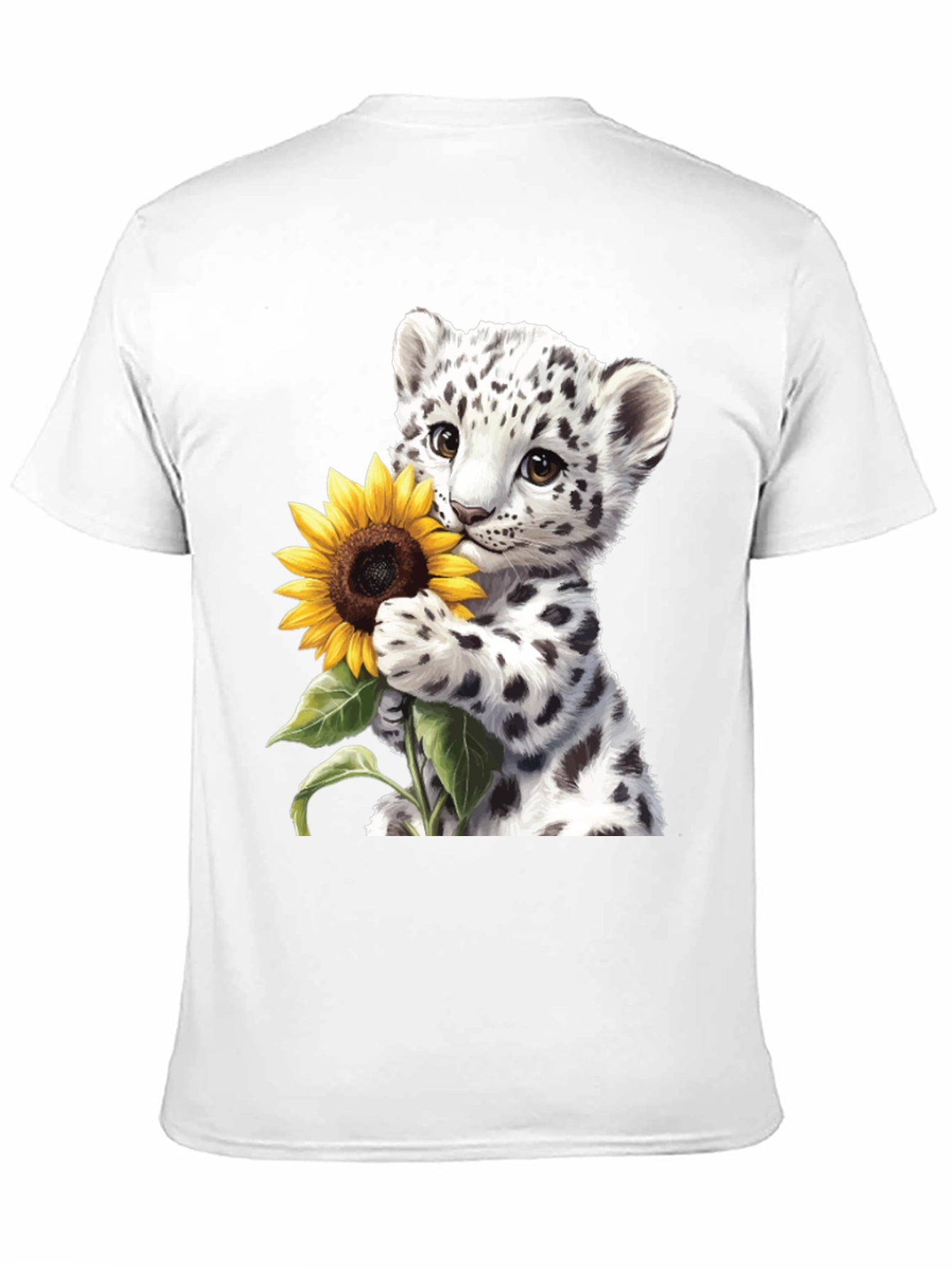 Leopard Cub Sunflower Graphic Tee