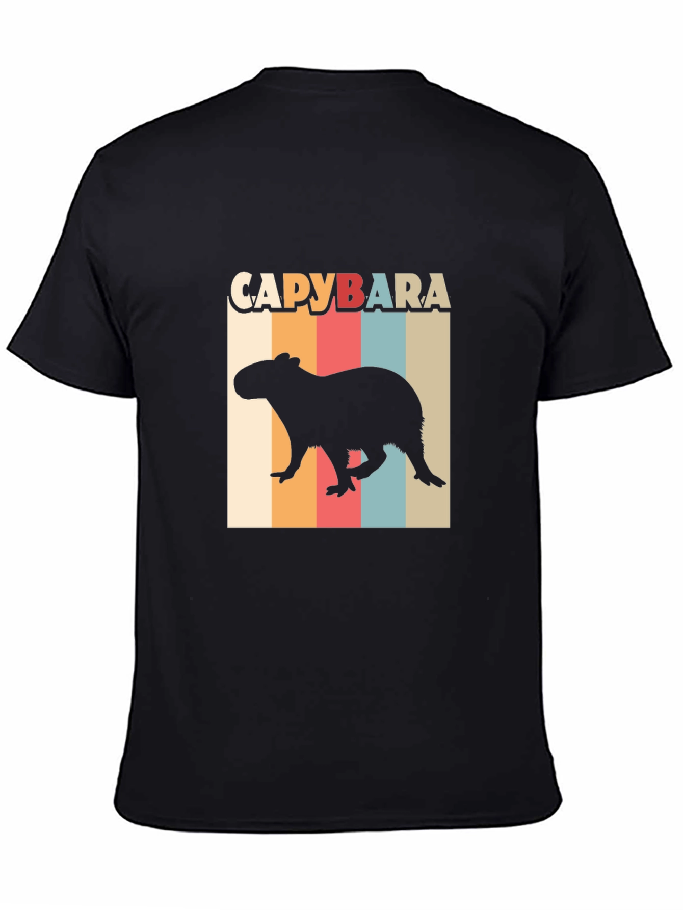 Capybara Retro Style T-Shirt