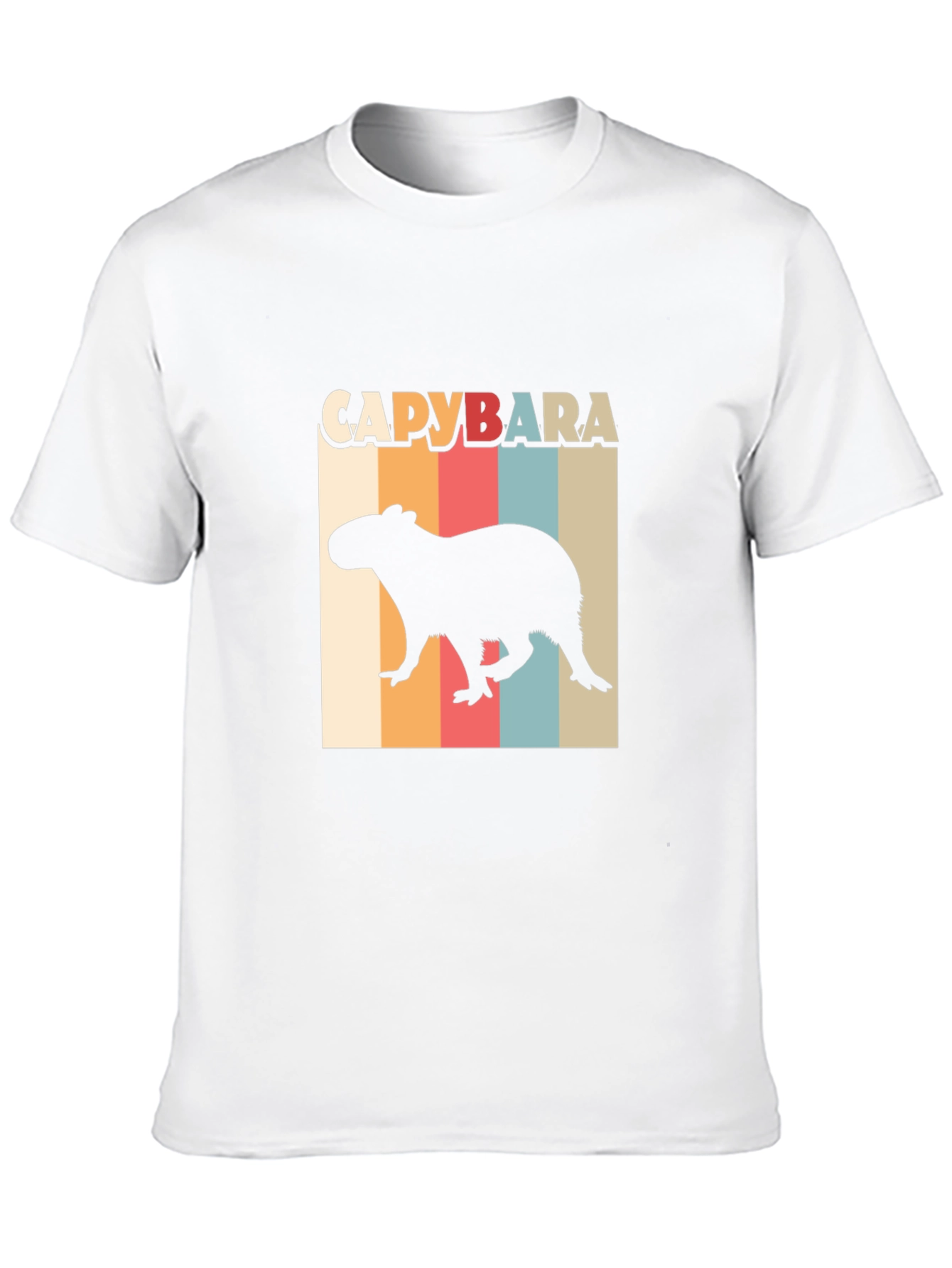 Capybara Retro Style T-Shirt