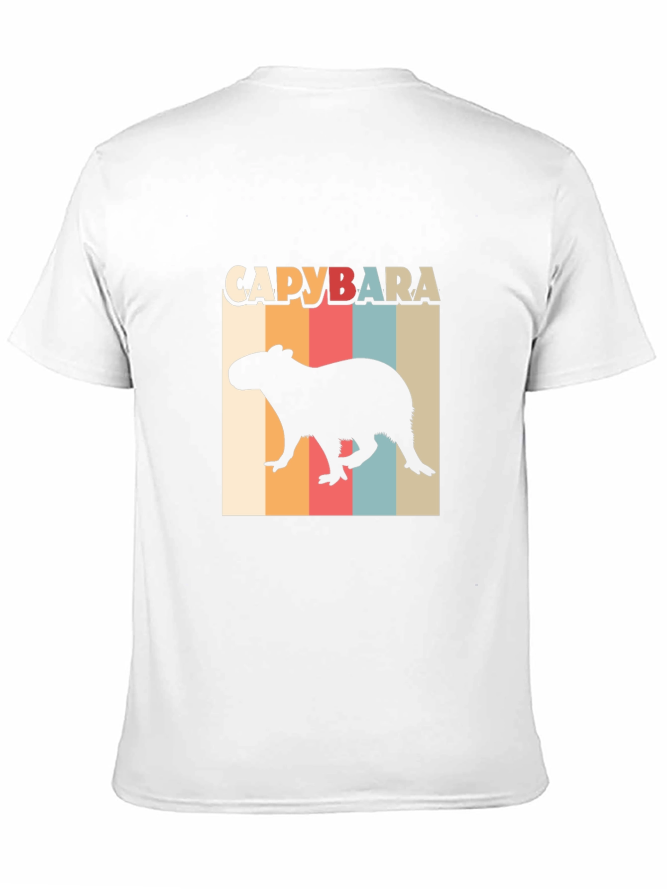 Capybara Retro Style T-Shirt