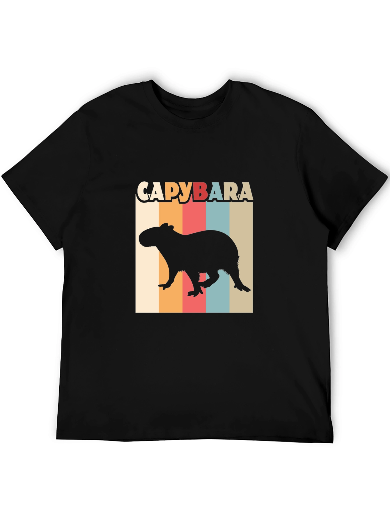 Capybara Retro Style T-Shirt