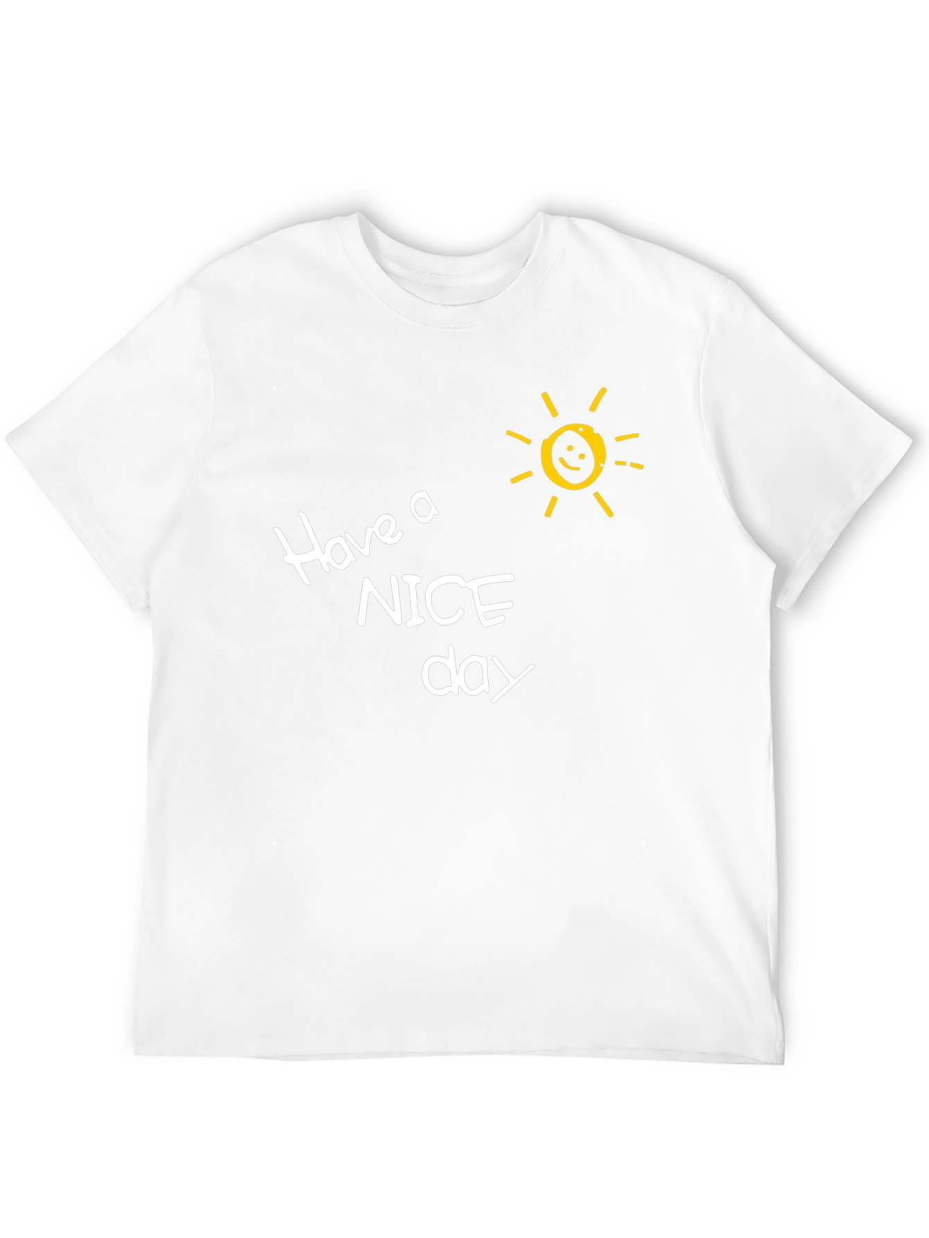 Have A Nice Day T-Shirt - Smiley Sun Design