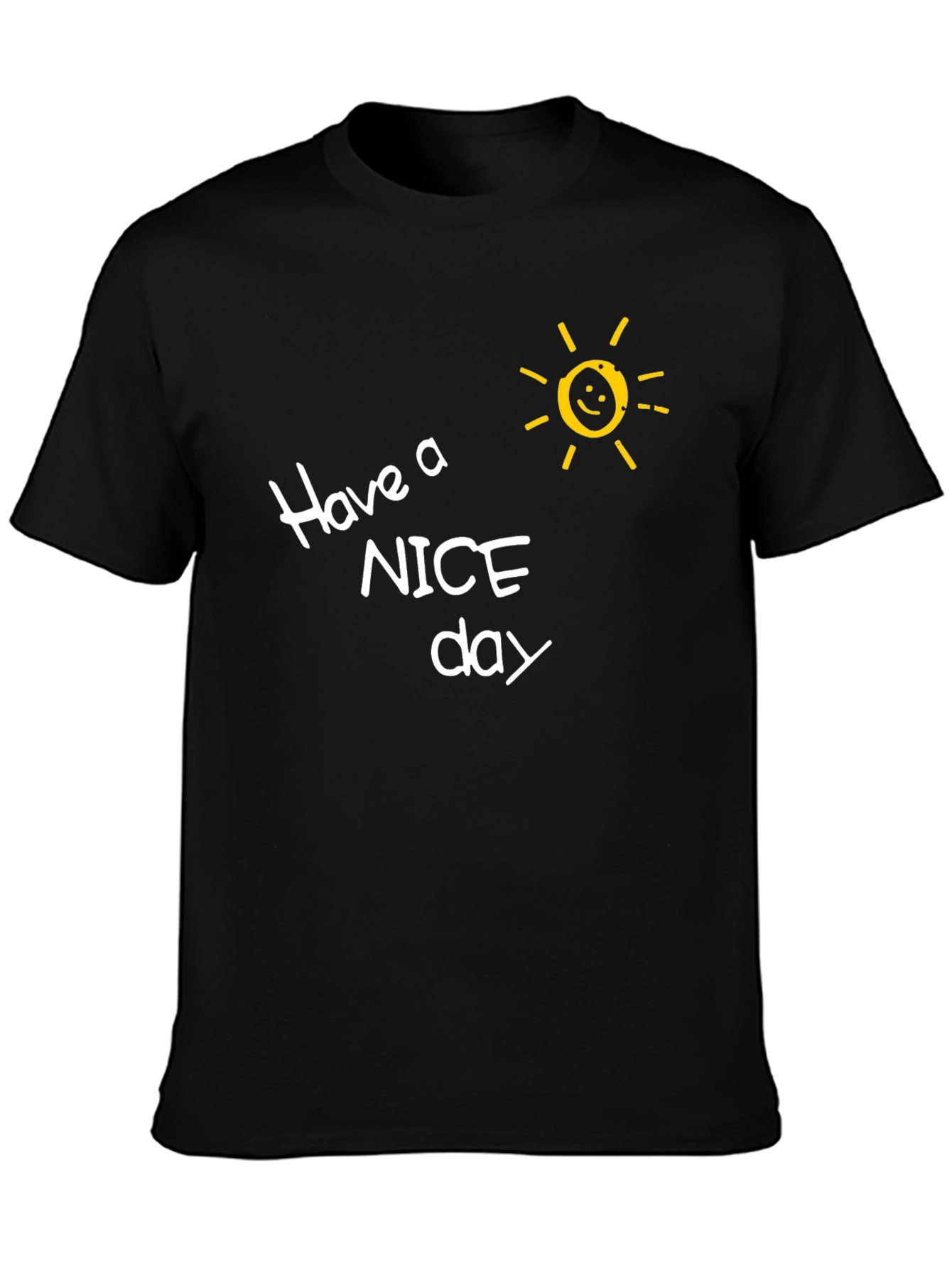 Have A Nice Day T-Shirt - Smiley Sun Design