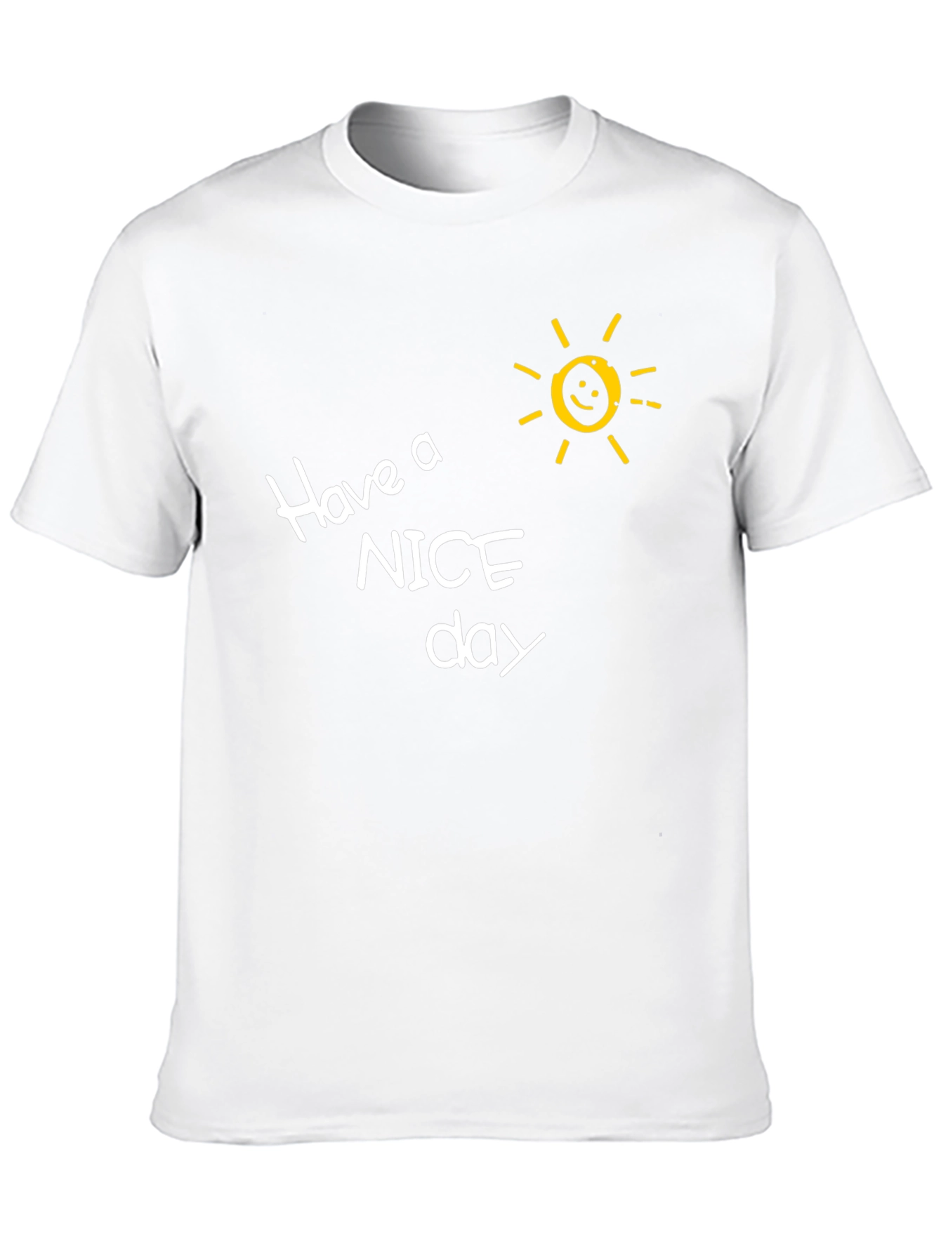 Have A Nice Day T-Shirt - Smiley Sun Design