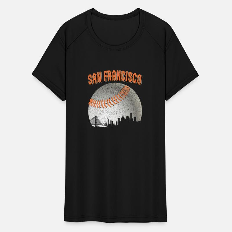 San Francisco Vintage Skyline Baseball For Gameday