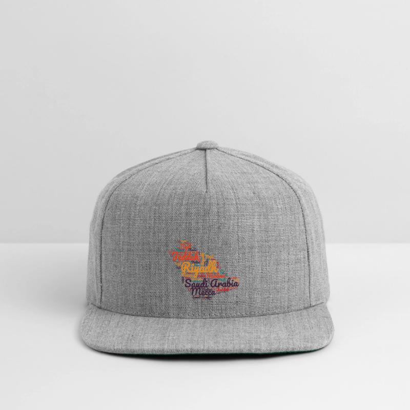 Saudi Word Map : Cities and Regions Typography