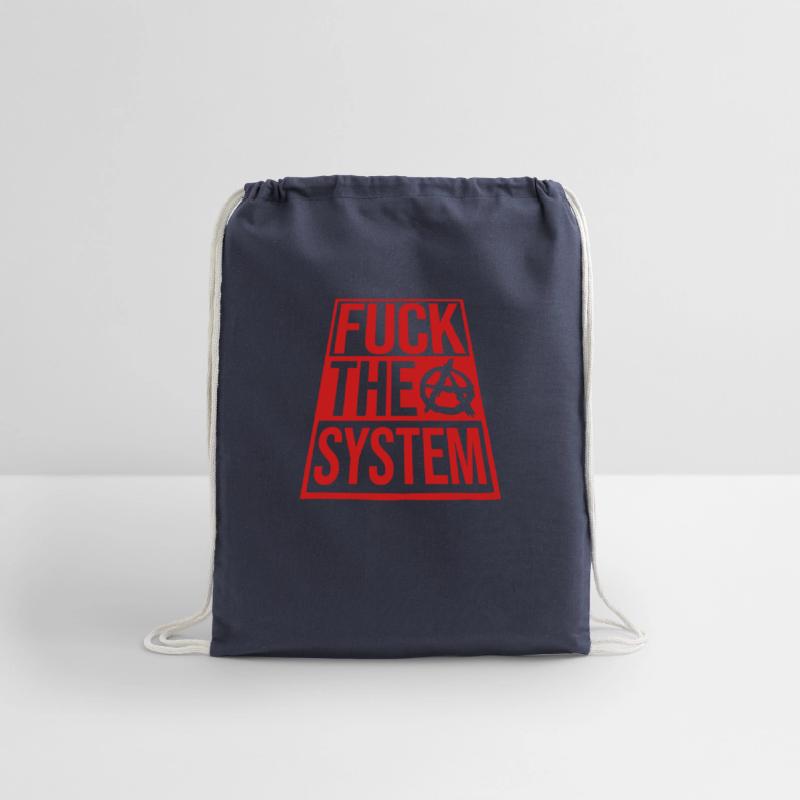 saying fuck the system