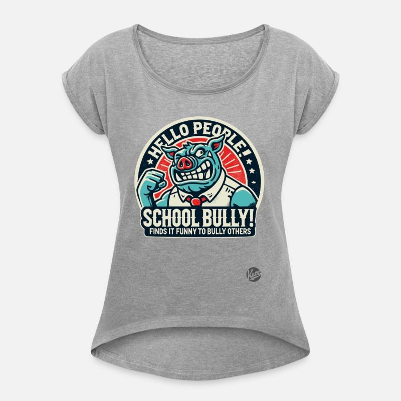 School Bully Pig – Satirical Hello People Design