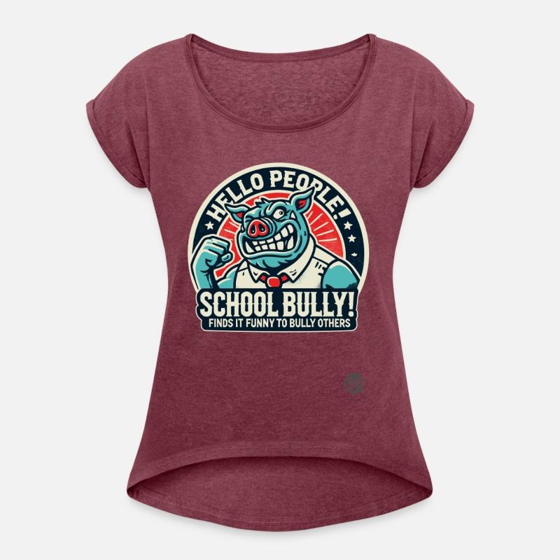 School Bully Pig – Satirical Hello People Design