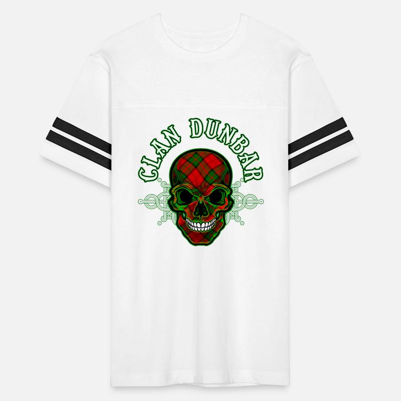 Scottish Clan Dunbar Tartan Celtic Skull