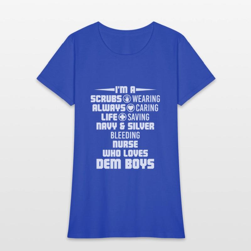 Scrubs Wearing Always Caring Life Saving Nurse