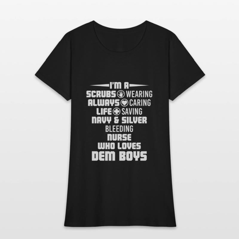 Scrubs Wearing Always Caring Life Saving Nurse